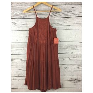 NWT Mossimo Supply | Rust Festival Tiered Dress M